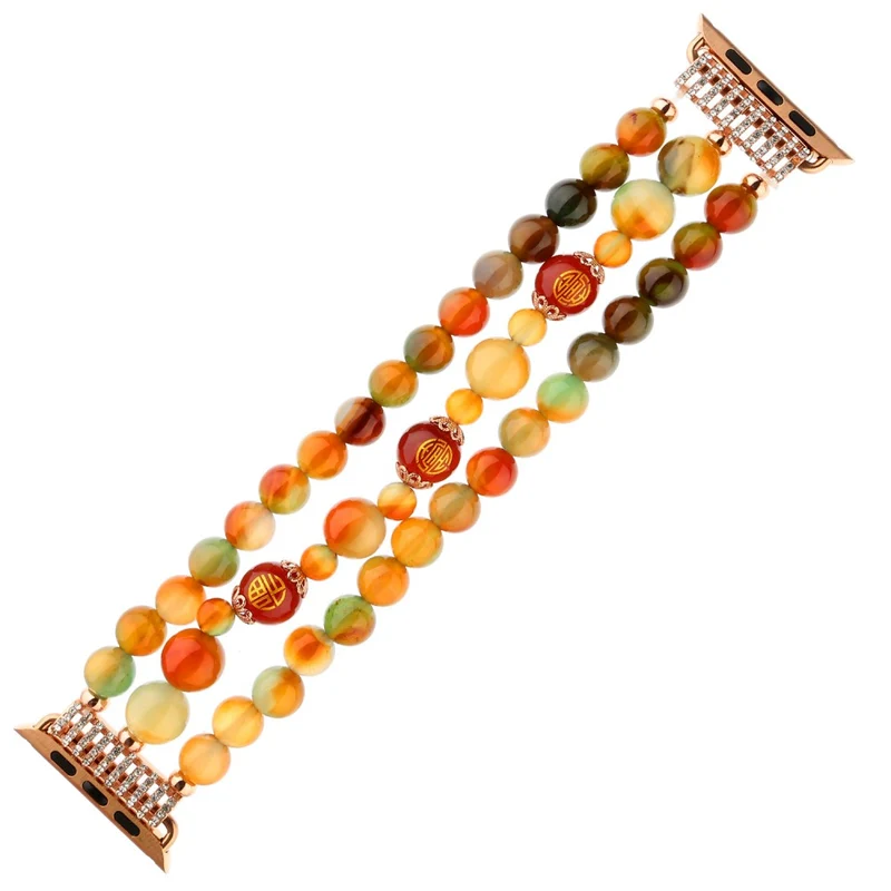 Unglaublich robust Apple Watch Series 7 41mm Strass armband