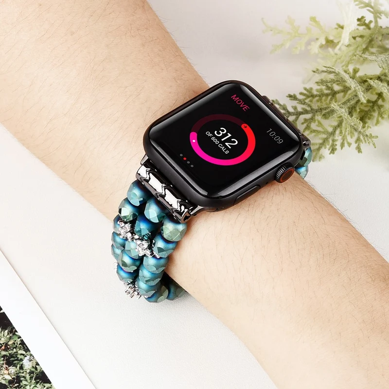 Super stark Apple Watch Series 7 41mm Strass armband