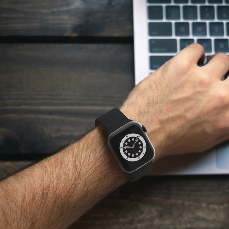 Sehr cool Apple Watch Series 7 41mm Silikon / TPU armband