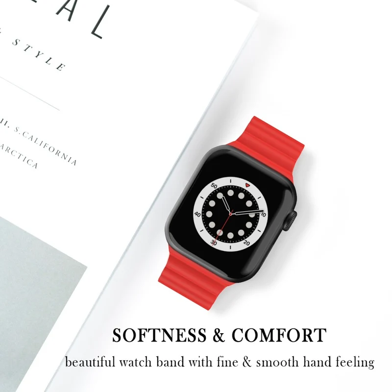 Sehr cool Apple Watch Series 7 41mm Silikon / TPU armband