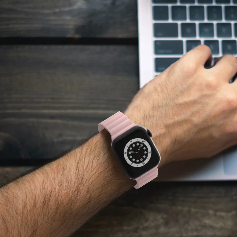 Sehr cool Apple Watch Series 7 41mm Silikon / TPU armband