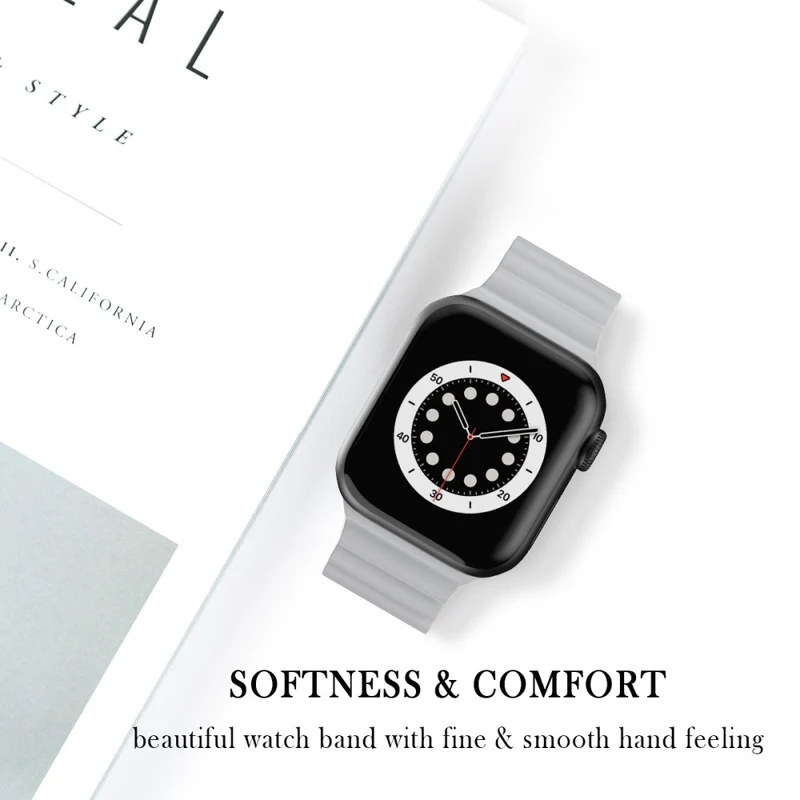 Sehr cool Apple Watch Series 7 41mm Silikon / TPU armband