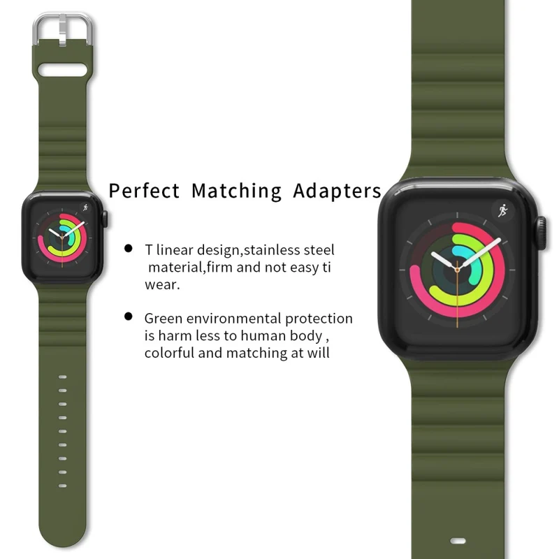 Sehr cool Apple Watch Series 7 41mm Silikon / TPU armband