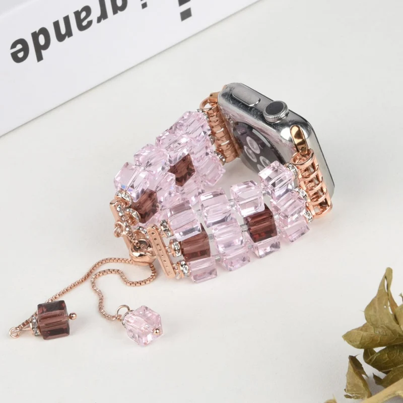 Mega elegant Apple Watch Series 7 41mm Strass armband