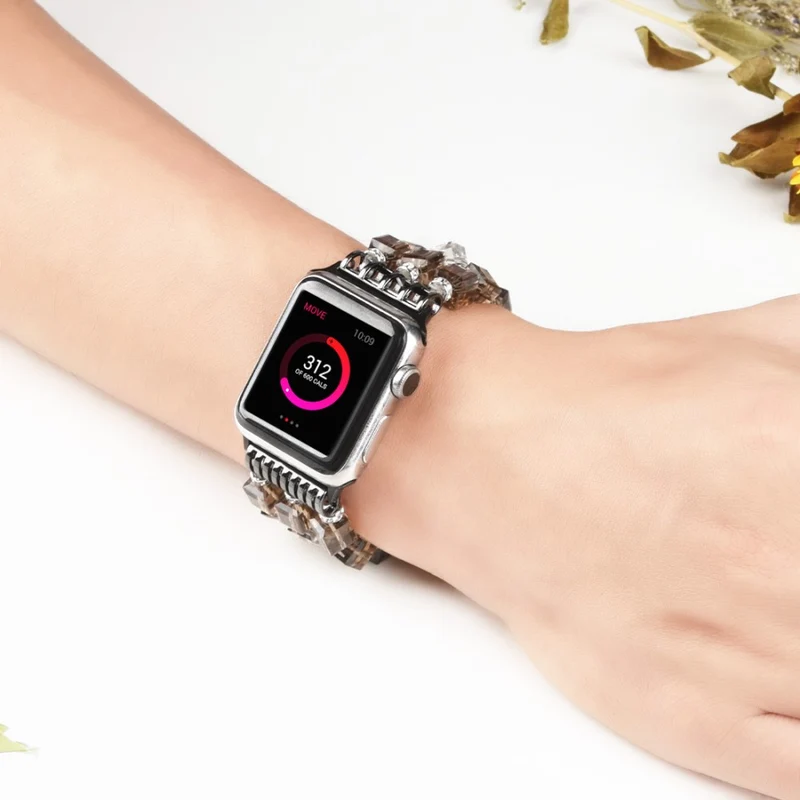 Mega elegant Apple Watch Series 7 41mm Strass armband