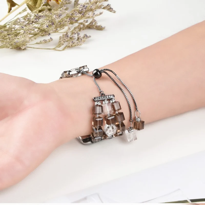 Mega elegant Apple Watch Series 7 41mm Strass armband