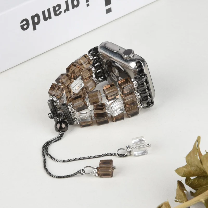 Mega elegant Apple Watch Series 7 41mm Strass armband