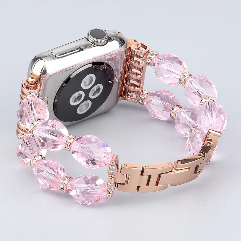 Stark Apple Watch Series 7 41mm Metall und Strass armband