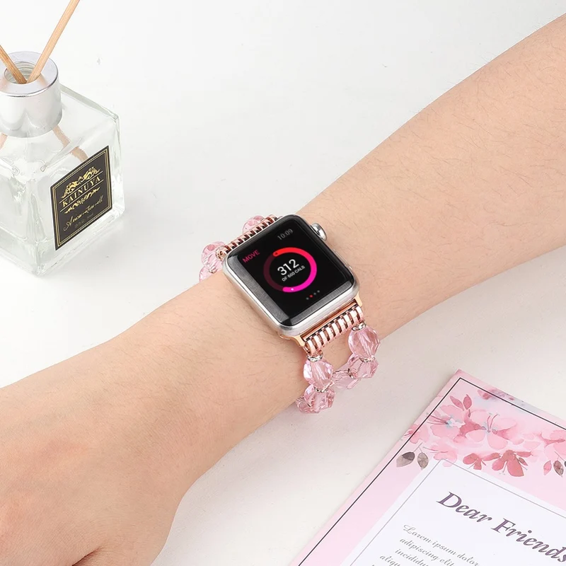 Stark Apple Watch Series 7 41mm Metall und Strass armband