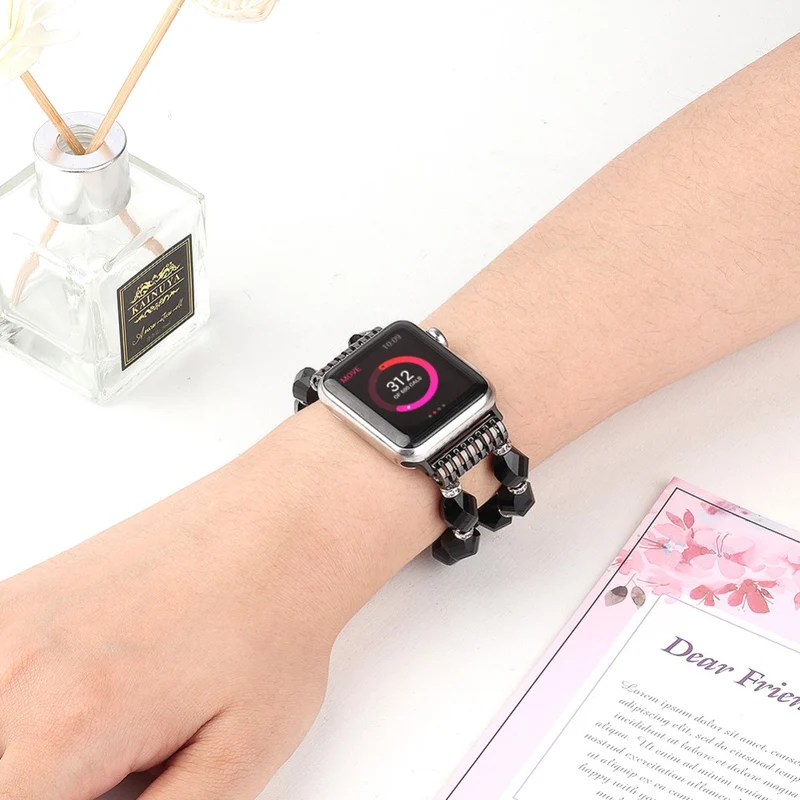 Stark Apple Watch Series 7 41mm Metall und Strass armband