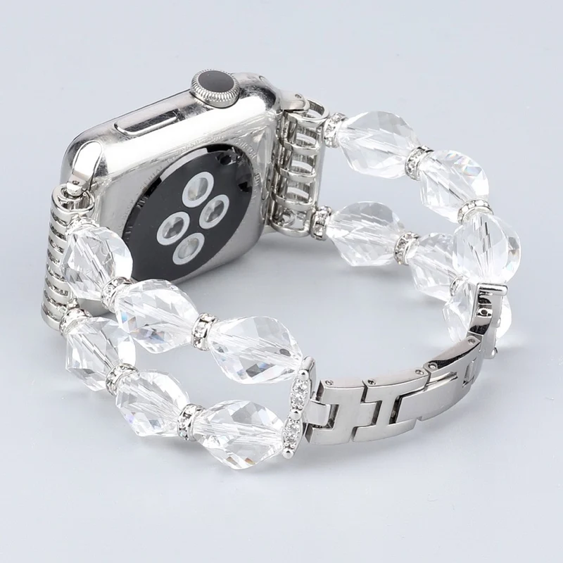 Stark Apple Watch Series 7 41mm Metall und Strass armband