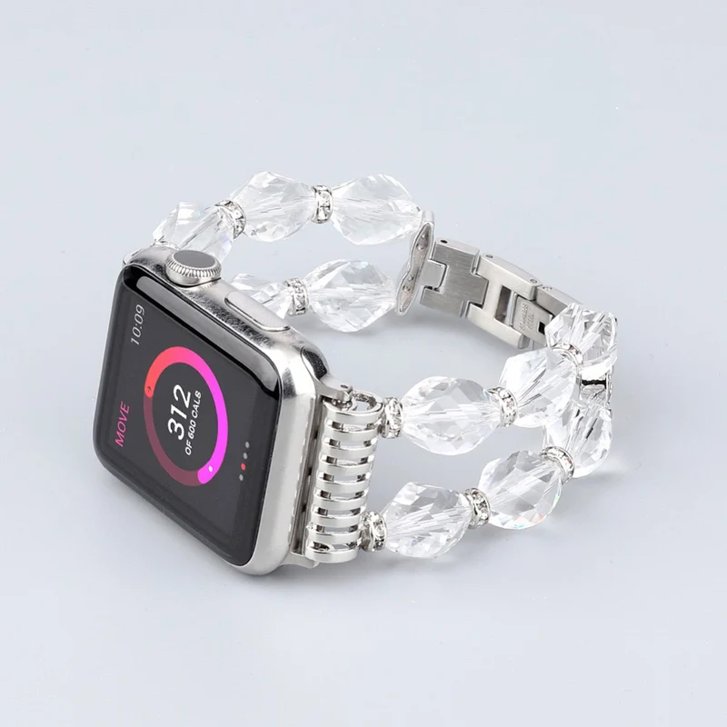 Stark Apple Watch Series 7 41mm Metall und Strass armband