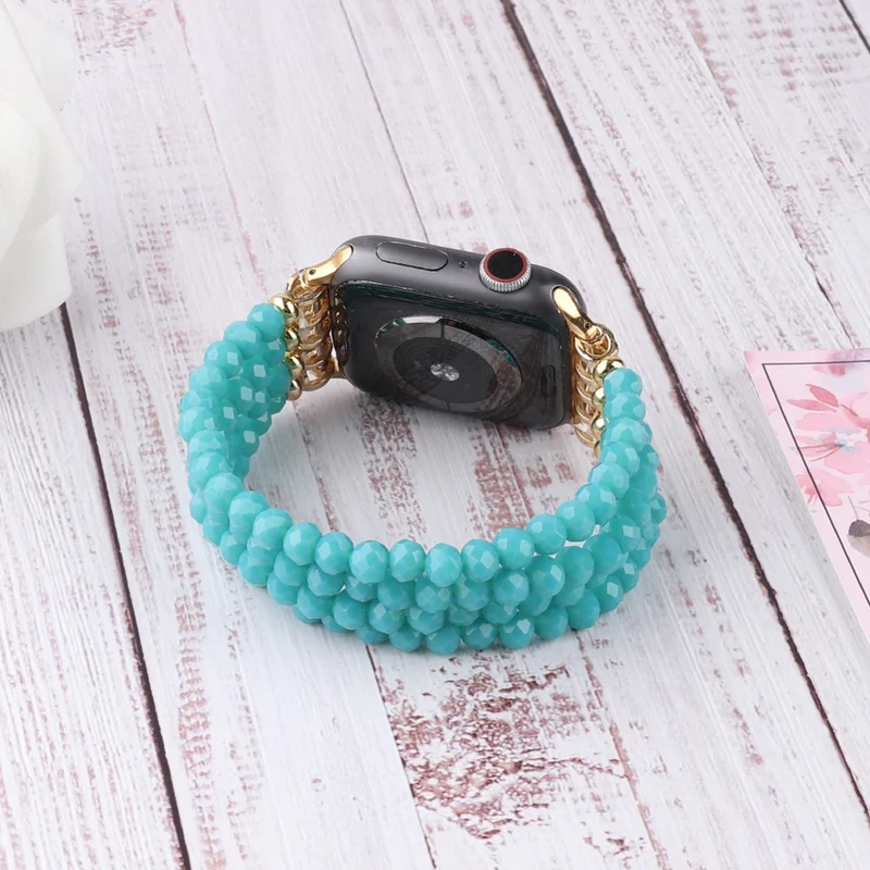 Mega bequem Apple Watch Series 7 41mm Strass armband