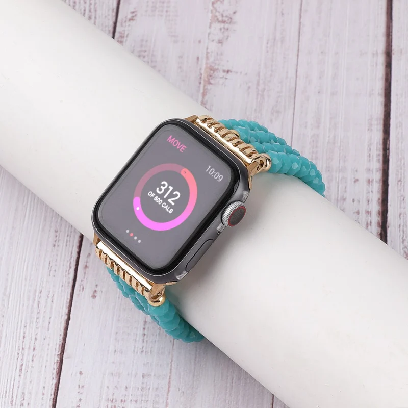 Mega bequem Apple Watch Series 7 41mm Strass armband
