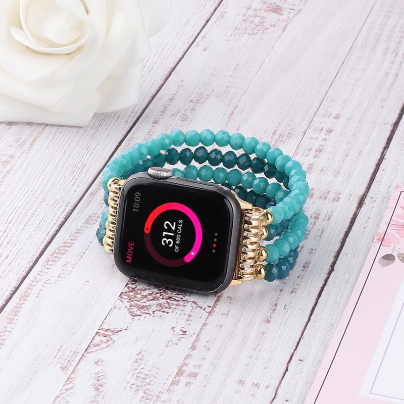 Mega bequem Apple Watch Series 7 41mm Strass armband
