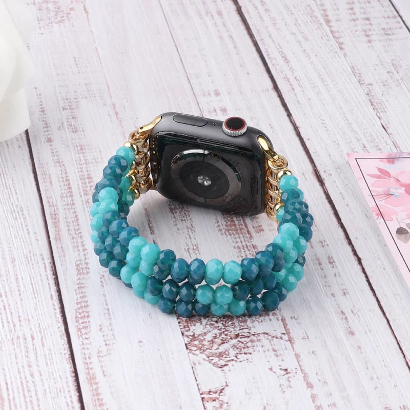 Mega bequem Apple Watch Series 7 41mm Strass armband