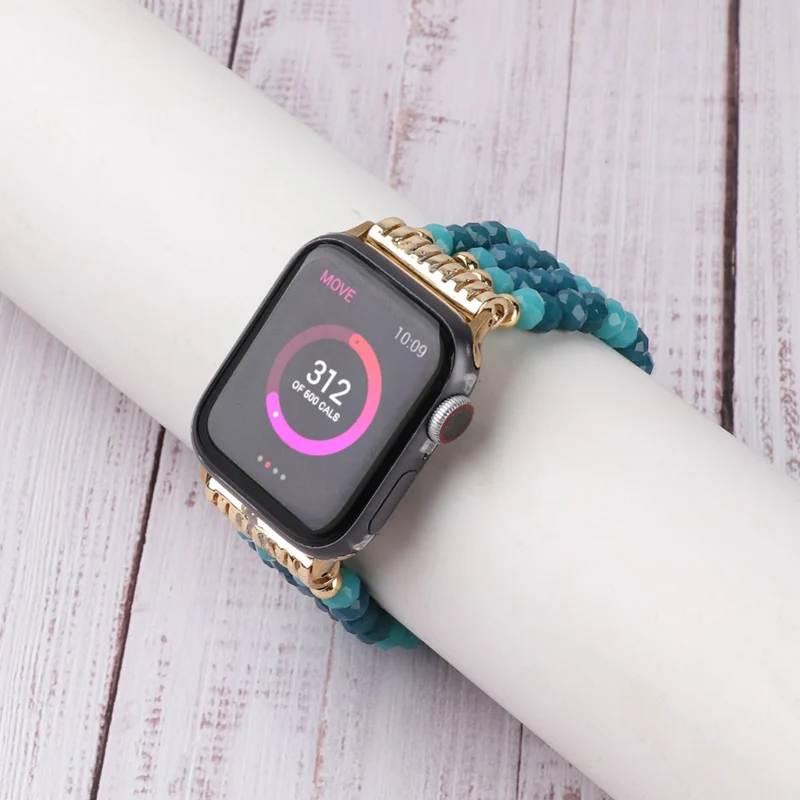 Mega bequem Apple Watch Series 7 41mm Strass armband
