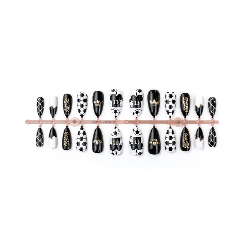 Sport-Themen Press-On Nail Art Set