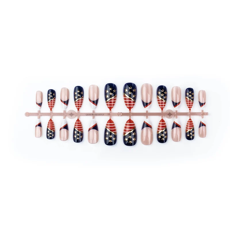 Sport-Themen Press-On Nail Art Set