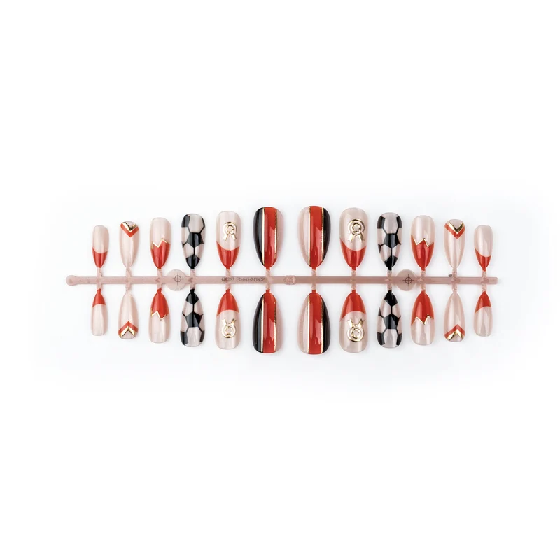 Sport-Themen Press-On Nail Art Set