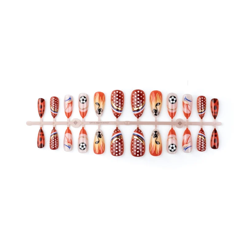Sport-Themen Press-On Nail Art Set