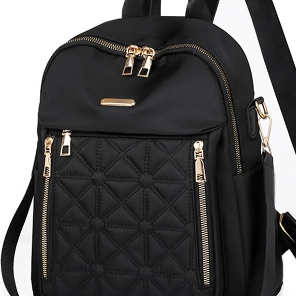 Damen gesteppter Mehrfachtaschen Rucksack Karnz