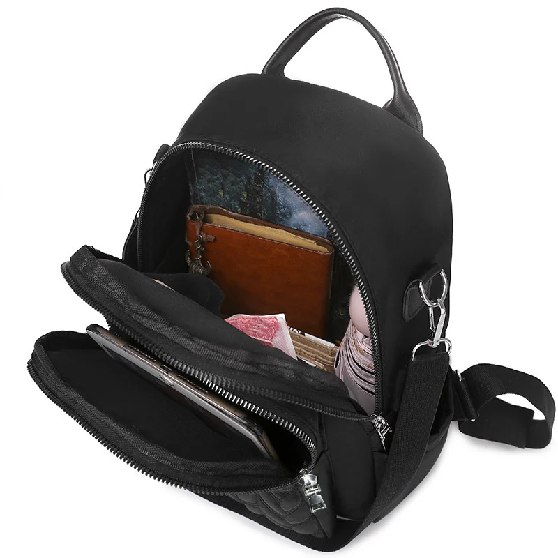 Damen Stepp-Rucksack-Handtasche Karnz