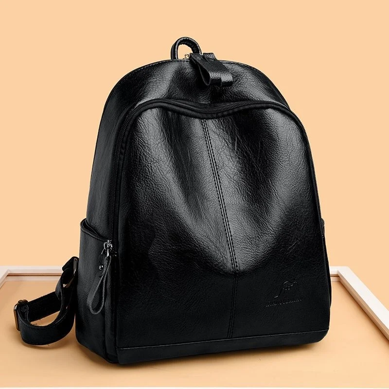 Damen Stilvolle Leder Rucksack Karnz