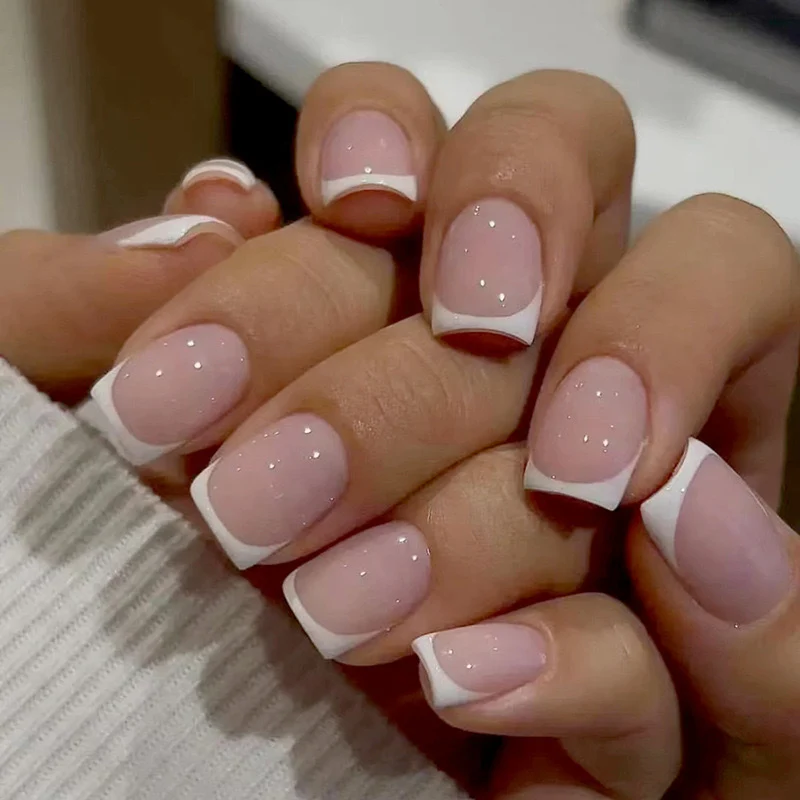 Floral Design Stiletto Press-On Nägel