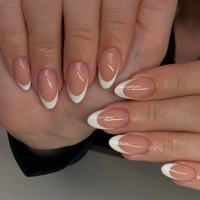 Floral Design Stiletto Press-On Nägel