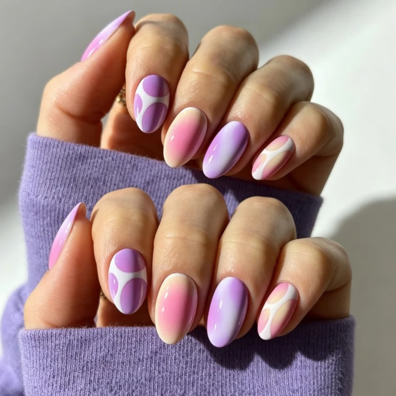 Festliche saisonale Nagelkunstverschönerungen