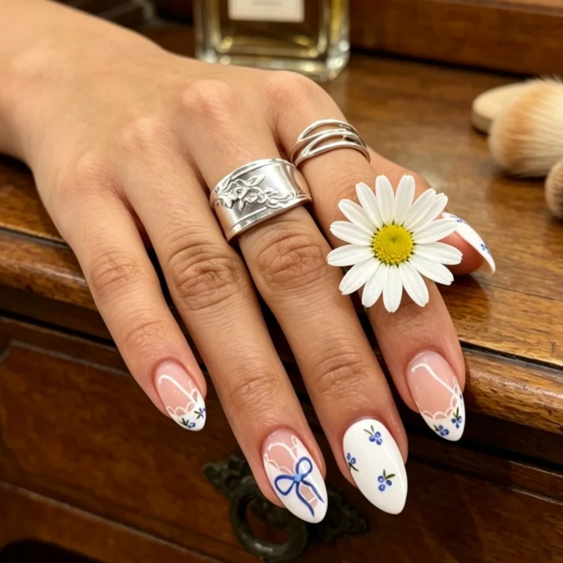 Festliche saisonale Nagelkunstverschönerungen