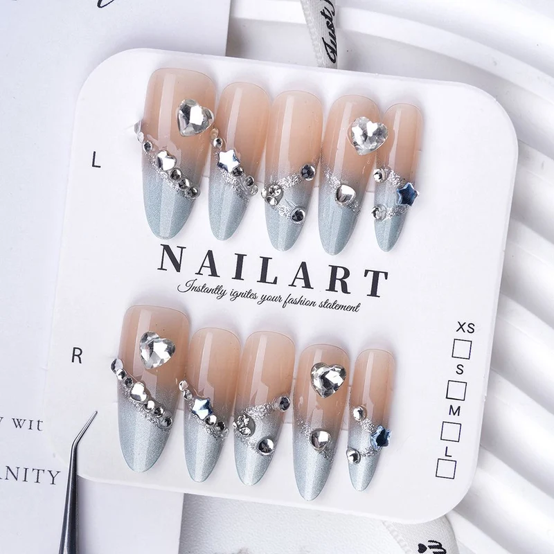Press-On Leopardenmuster Nagelspitzen