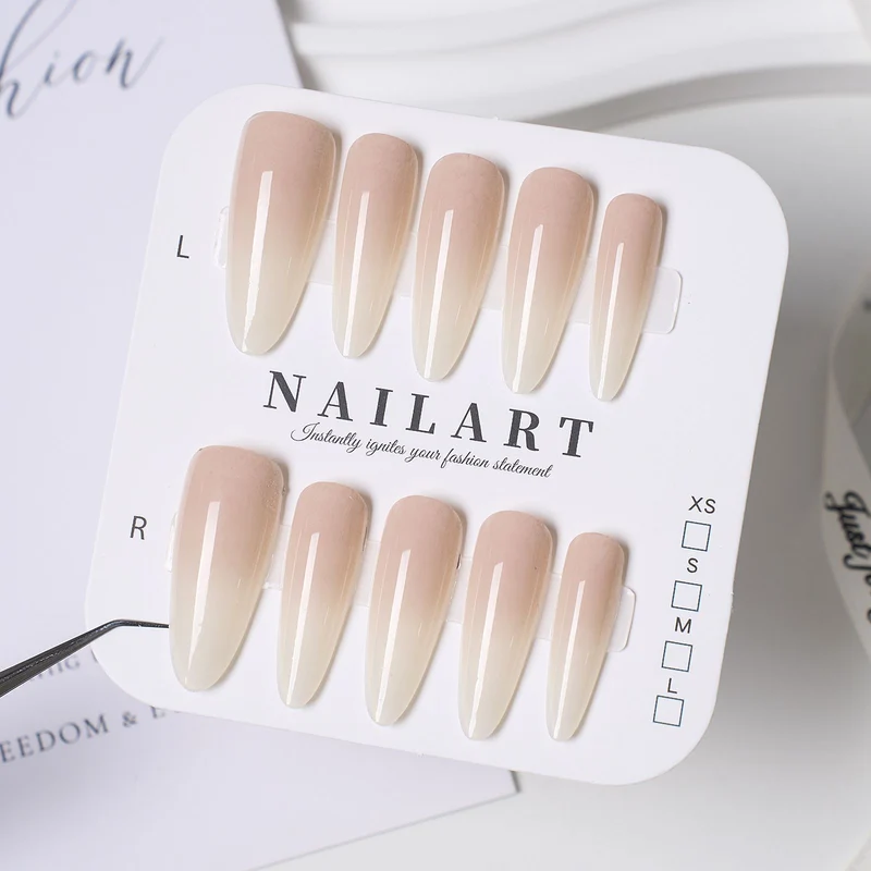 Press-On Leopardenmuster Nagelspitzen