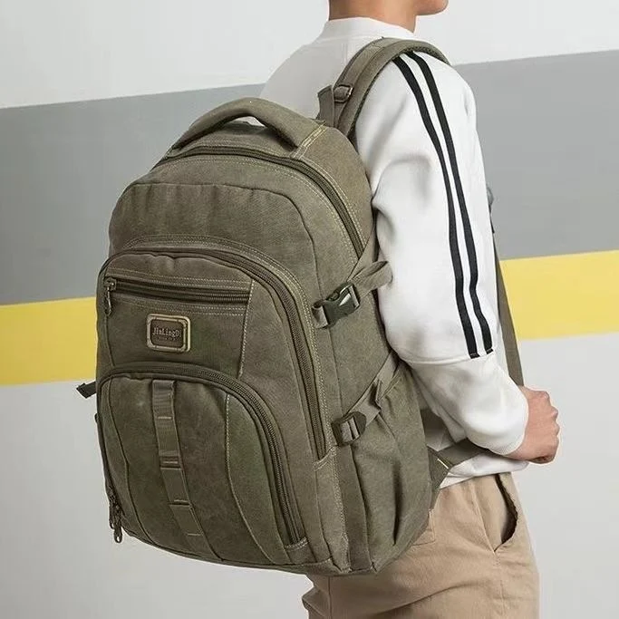 Multifunktionaler Canvas-Reiserucksack Karnz