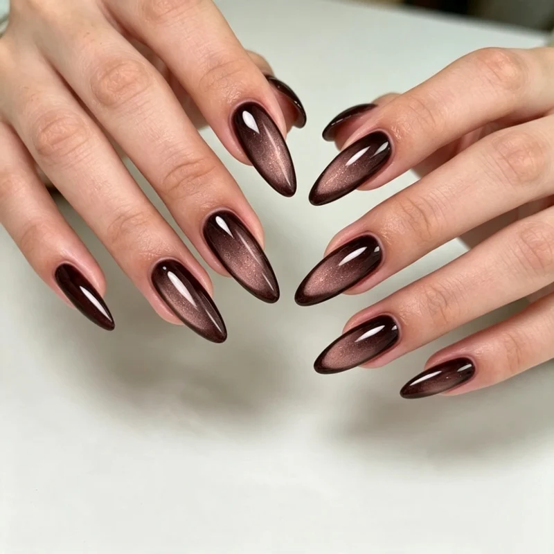 Elegantly gestaltetes Acryl-Nagelset