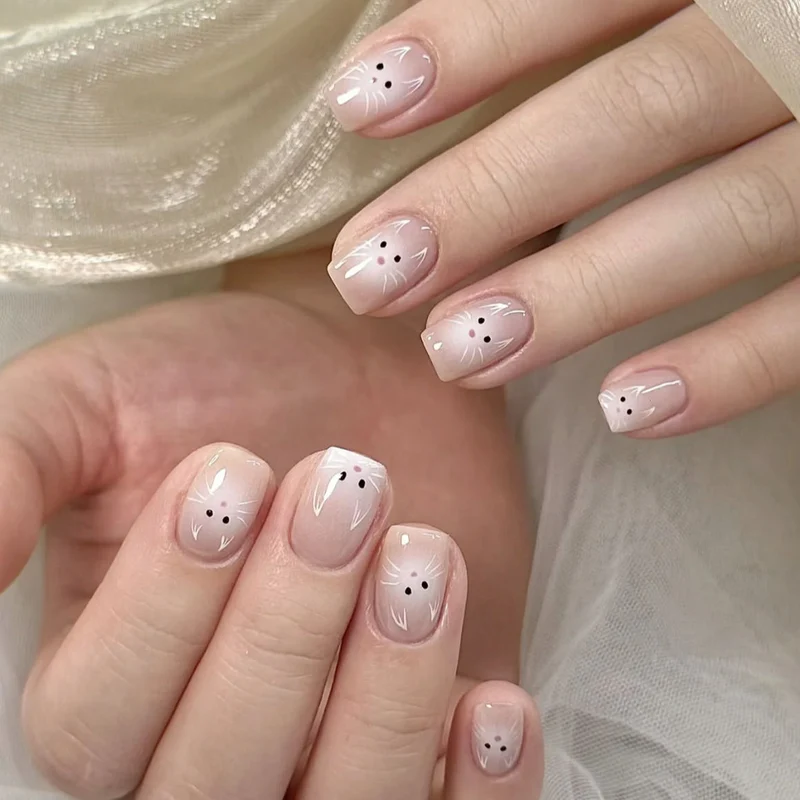 Premium Glänzende Gel Nagelverlängerungen