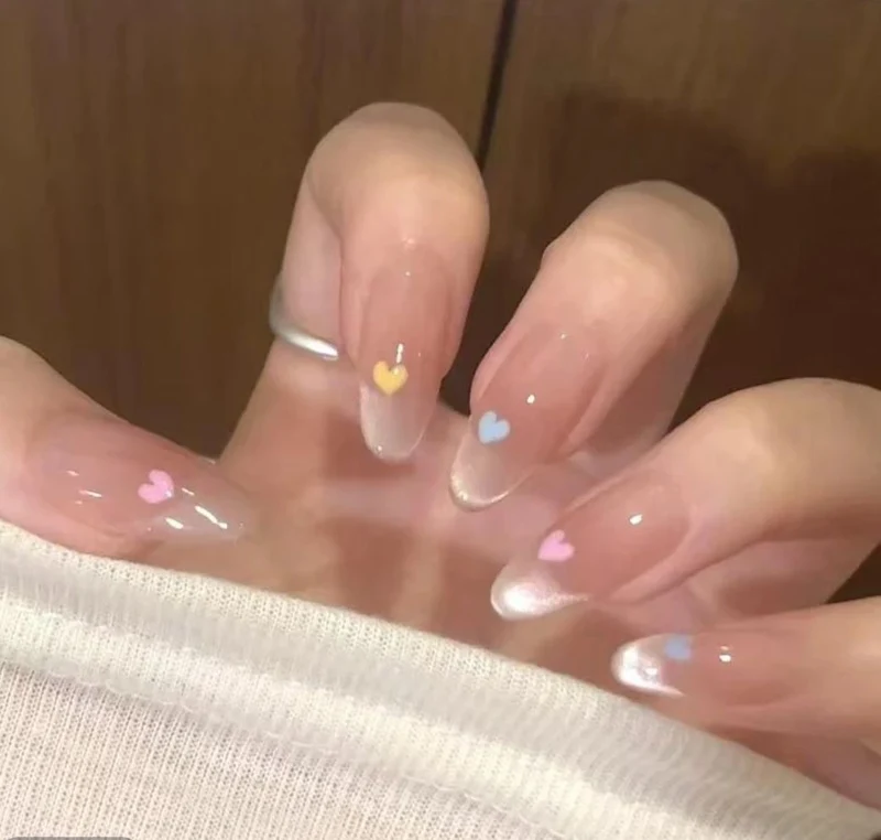 Premium Glänzende Gel Nagelverlängerungen