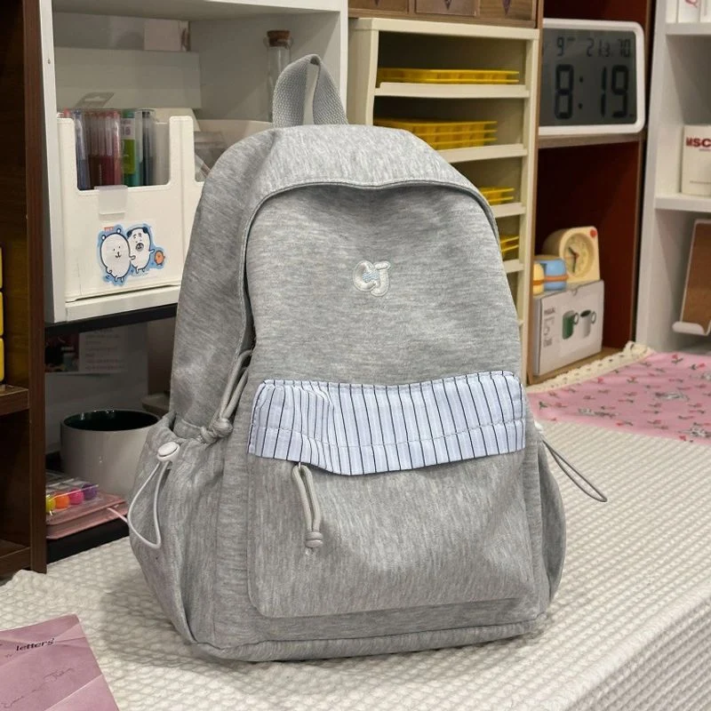 Lässiger weicher Stoff Rucksack Karnz