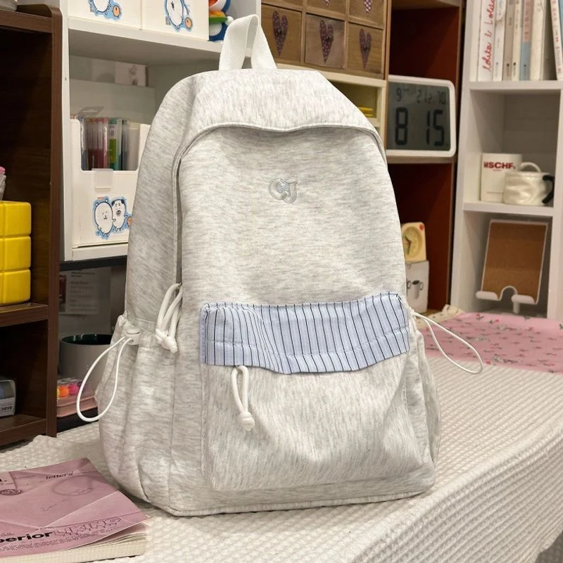 Lässiger weicher Stoff Rucksack Karnz