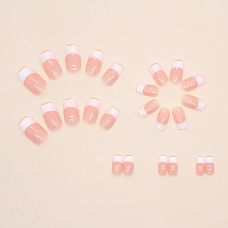 Elegante French Tip Press-On Nails