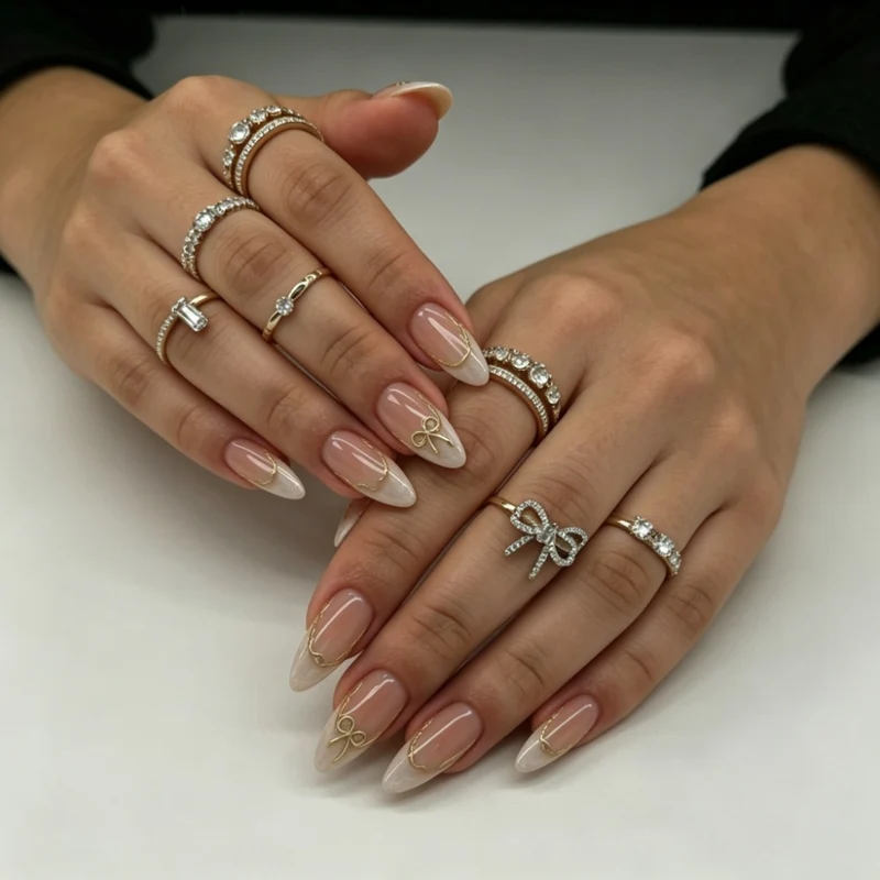 Elegantes Stiletto-Nägel-Kunst-Set