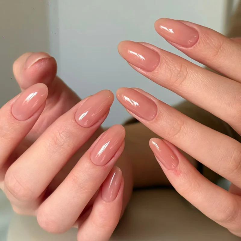 Premium Glänzende Gel Nagelverlängerungen