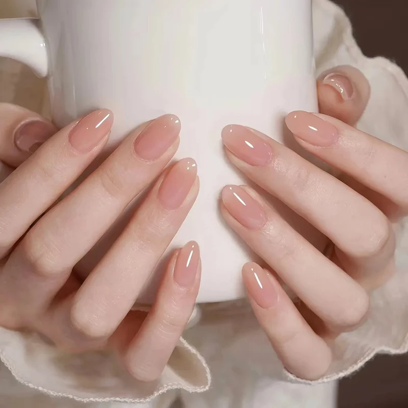 Premium Glänzende Gel Nagelverlängerungen