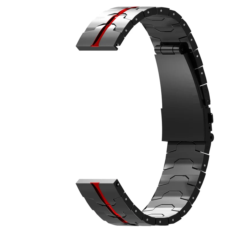 Huawei Watch GT Stahlarmband (schwarz/rot)