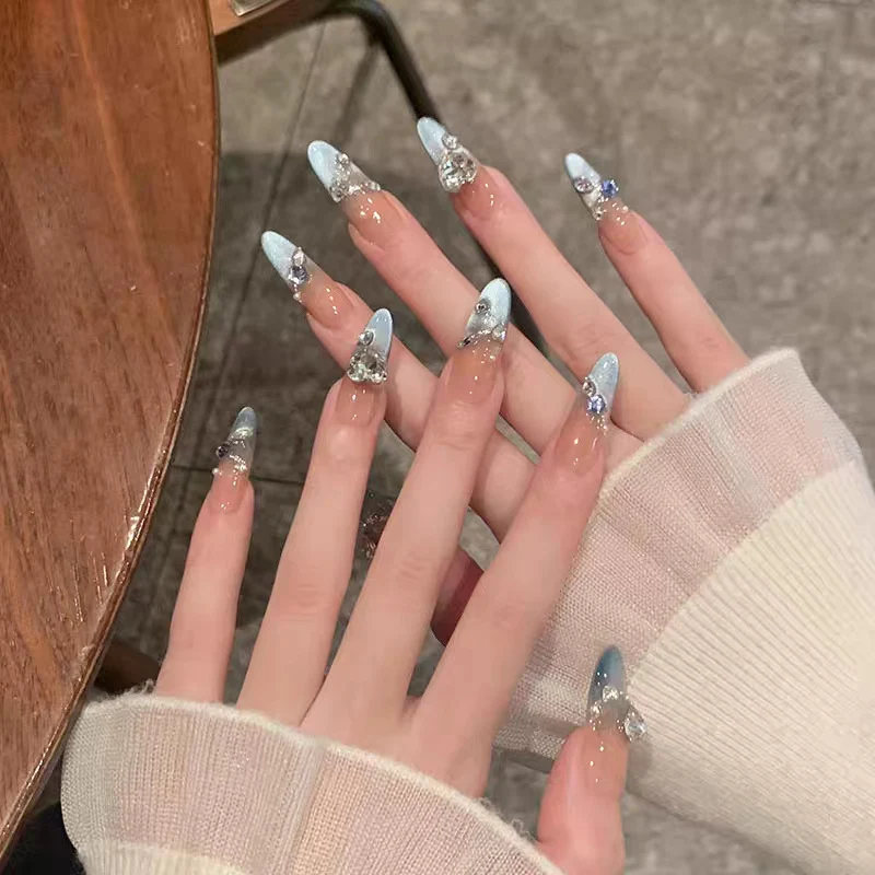 Dekorative Press-On Nagelset