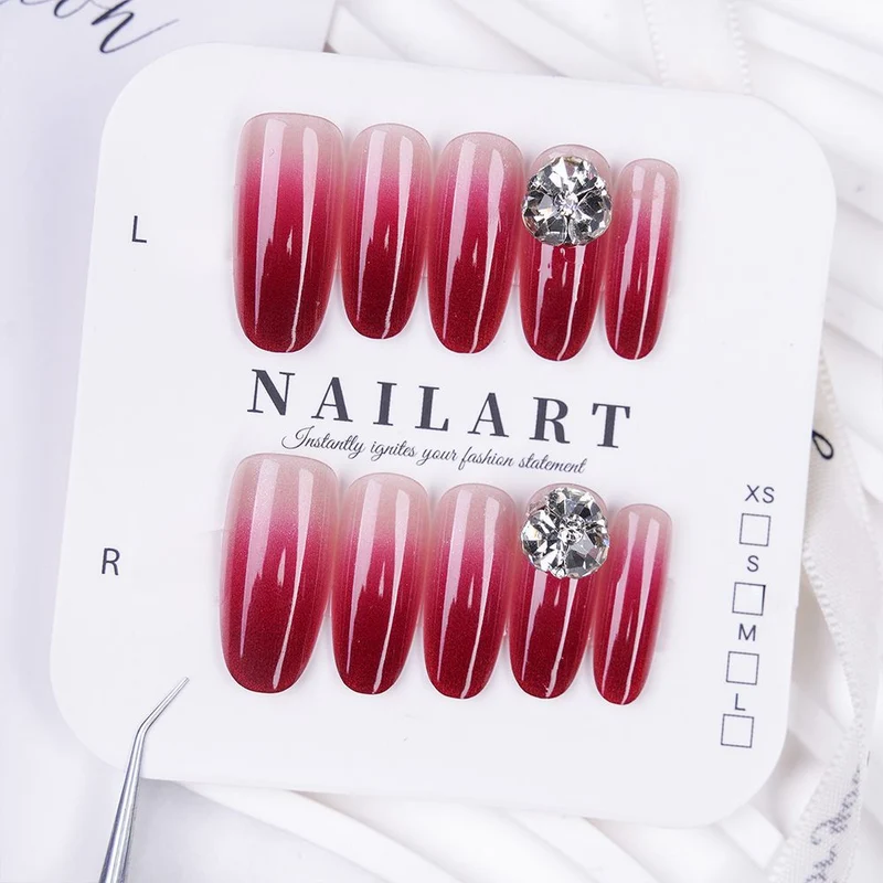 Dekorative Press-On Nagelset
