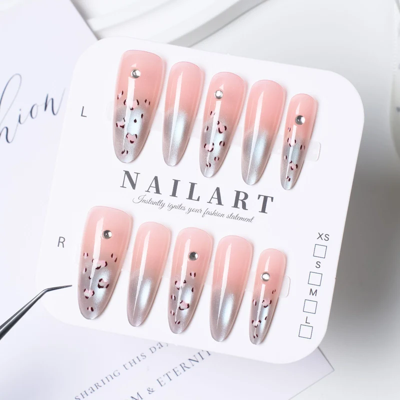 Dekorative Press-On Nagelset