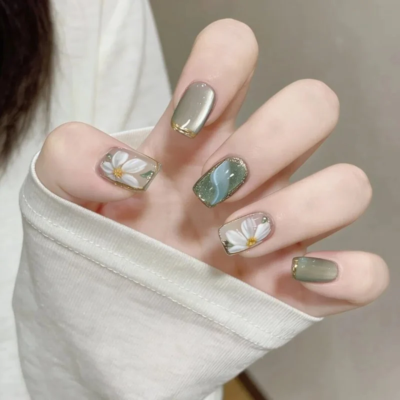 Elegante Ombre Stiletto Nagelverlängerungen