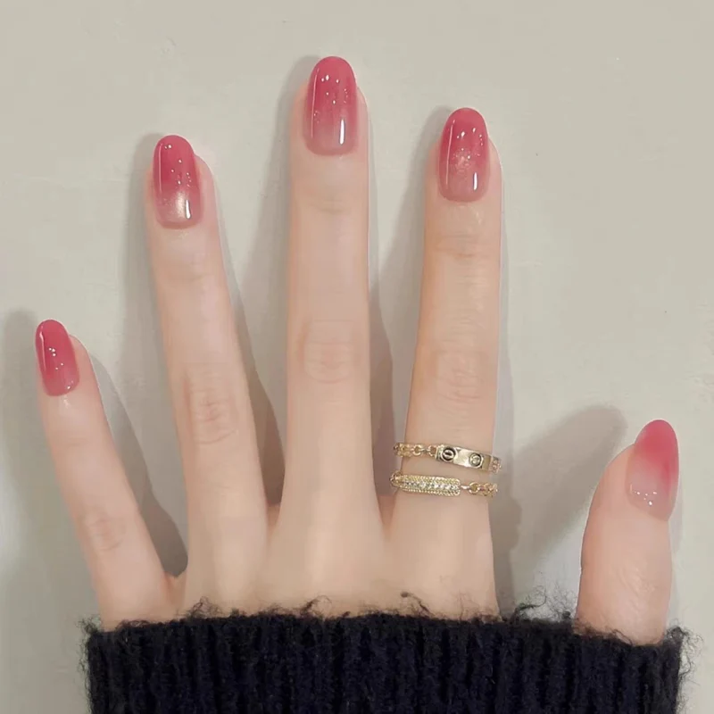 Ombre-Nagelverstärkungen